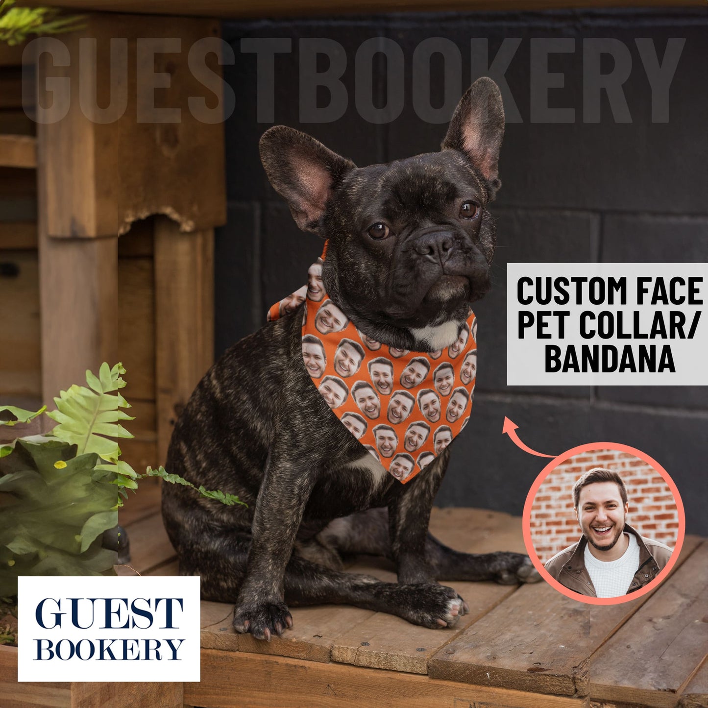 Custom Faces Pet Bandana