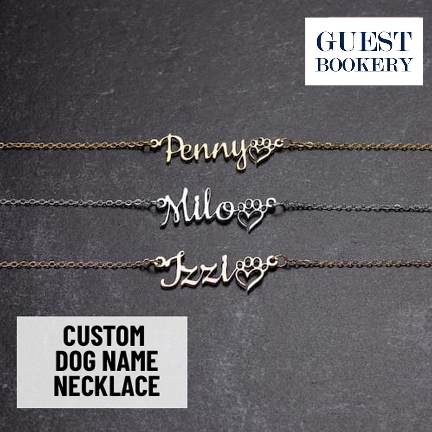 Custom Dog Name Necklace