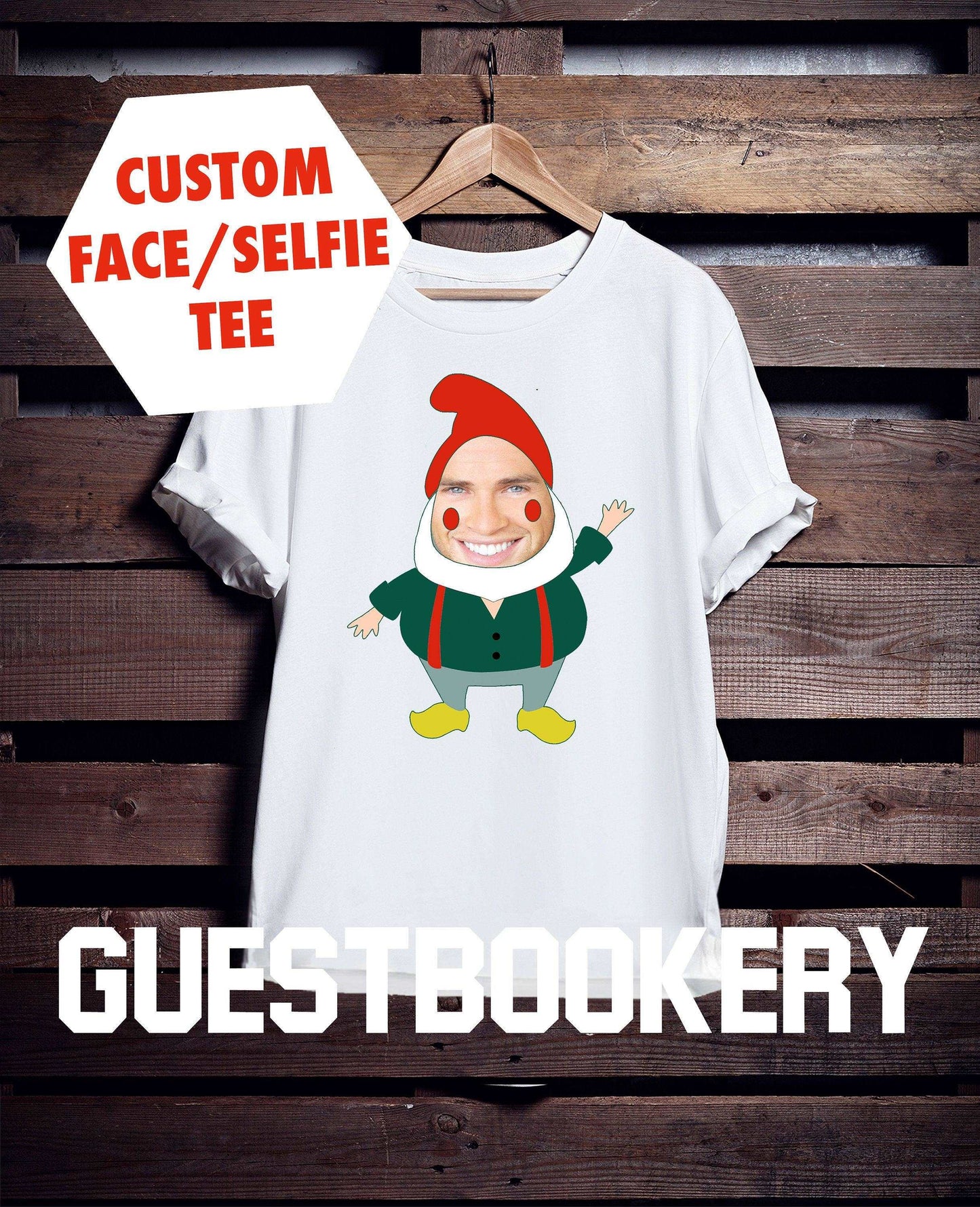Custom Face Gnome T-shirt