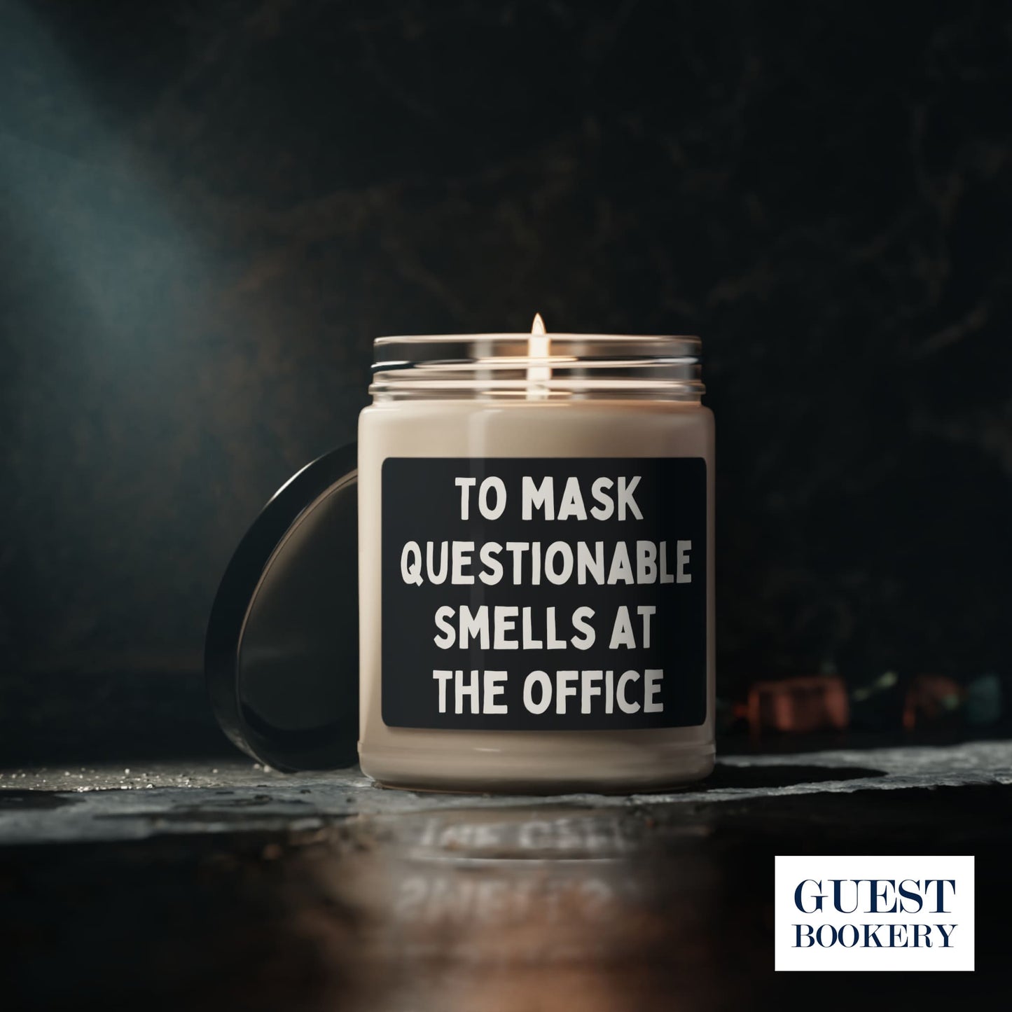 To Mask Questionable Smells at the Office Candle