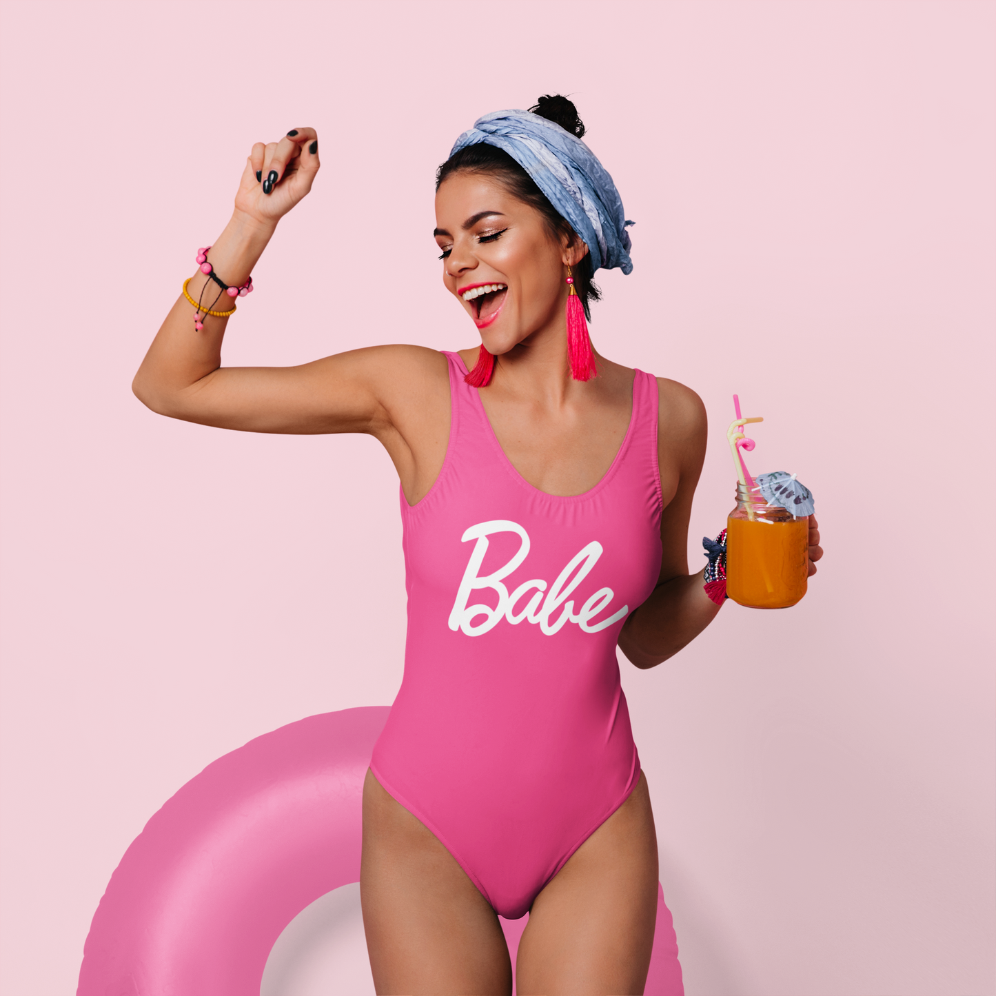 Hot Pink Babe Swimsuit