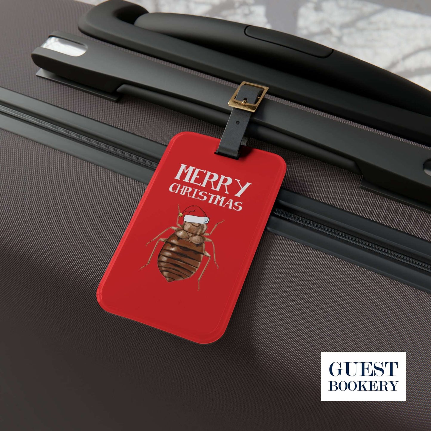Bed Bugs Travel Christmas Luggage Tag