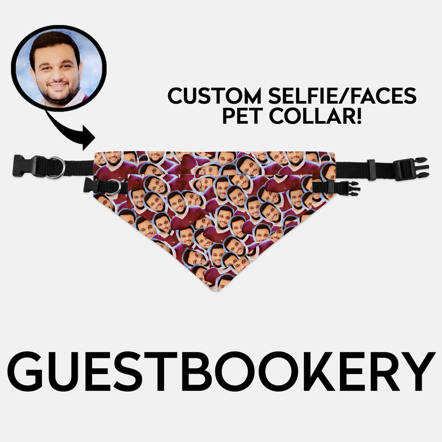 Custom Faces Dog Collar