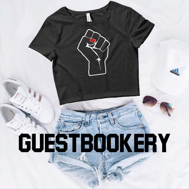 Feminist Fist Crop Top