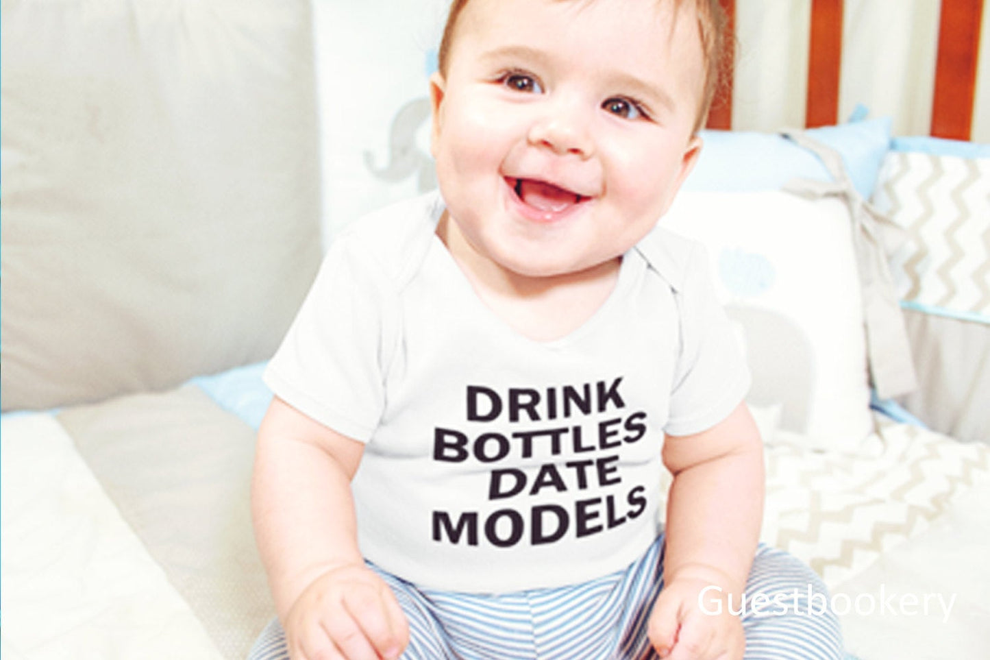 Drink Bottles Date Models Onesie