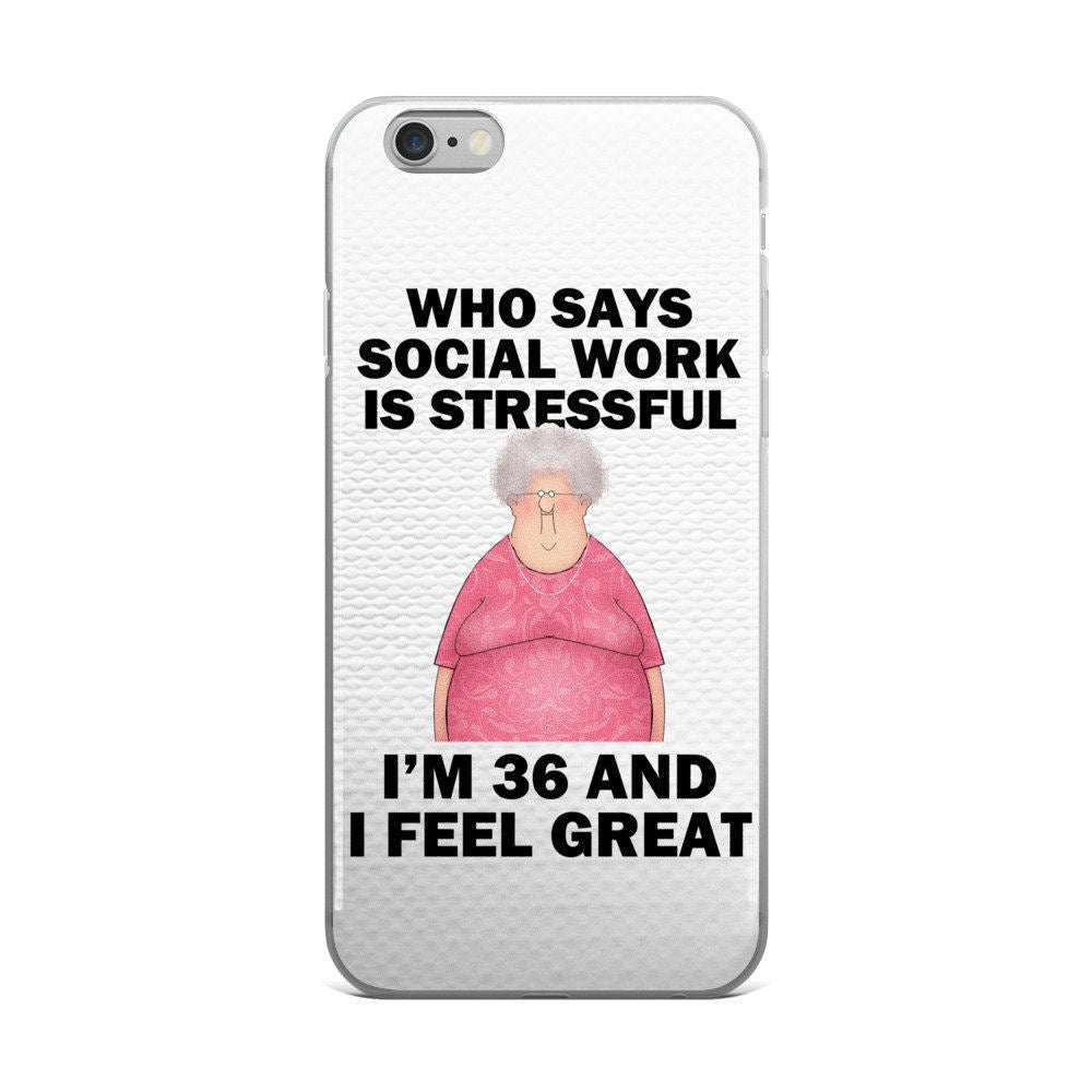 Social Worker Funny Phone Case
