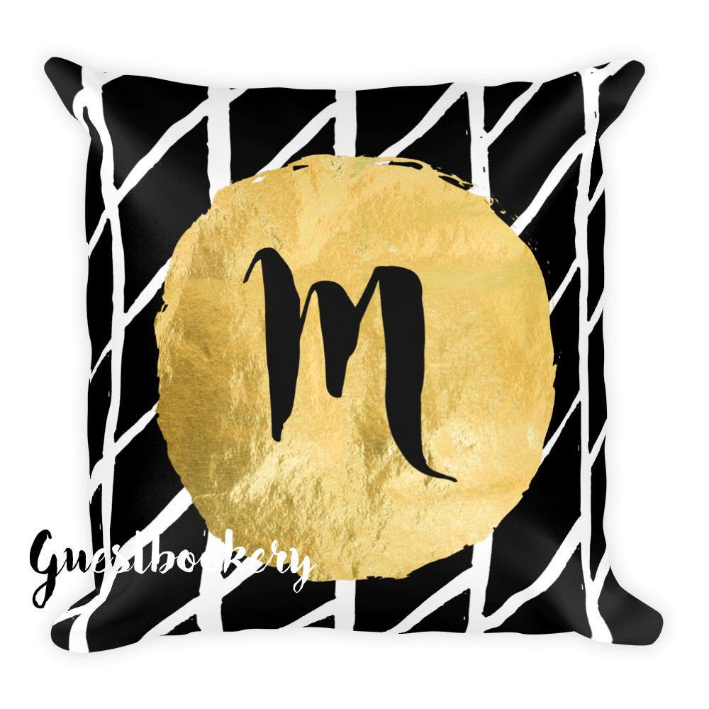 Custom Initial Pillow