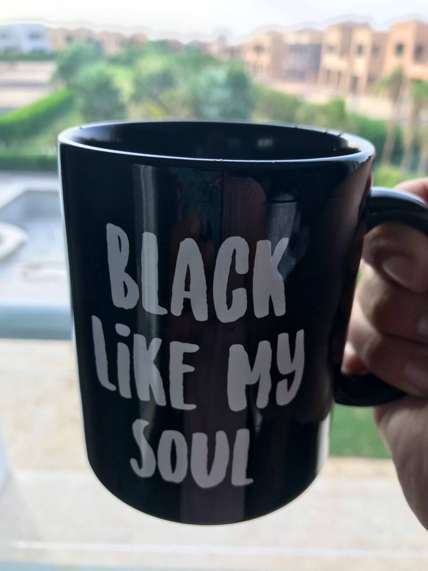 I Like My Coffee Black Like My Soul Mug