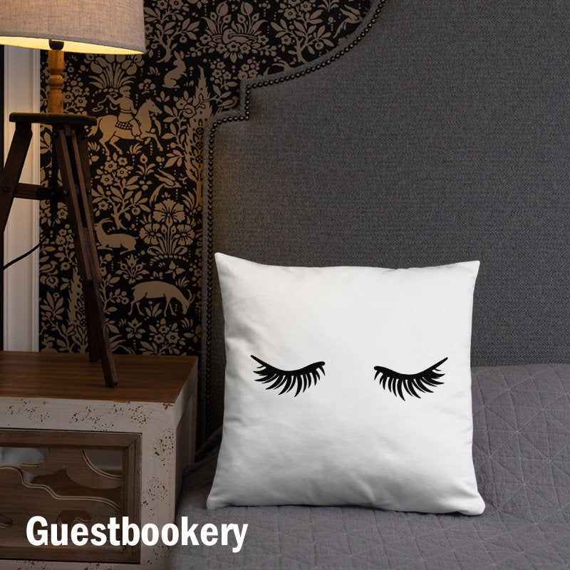 Eyelashes Pillow