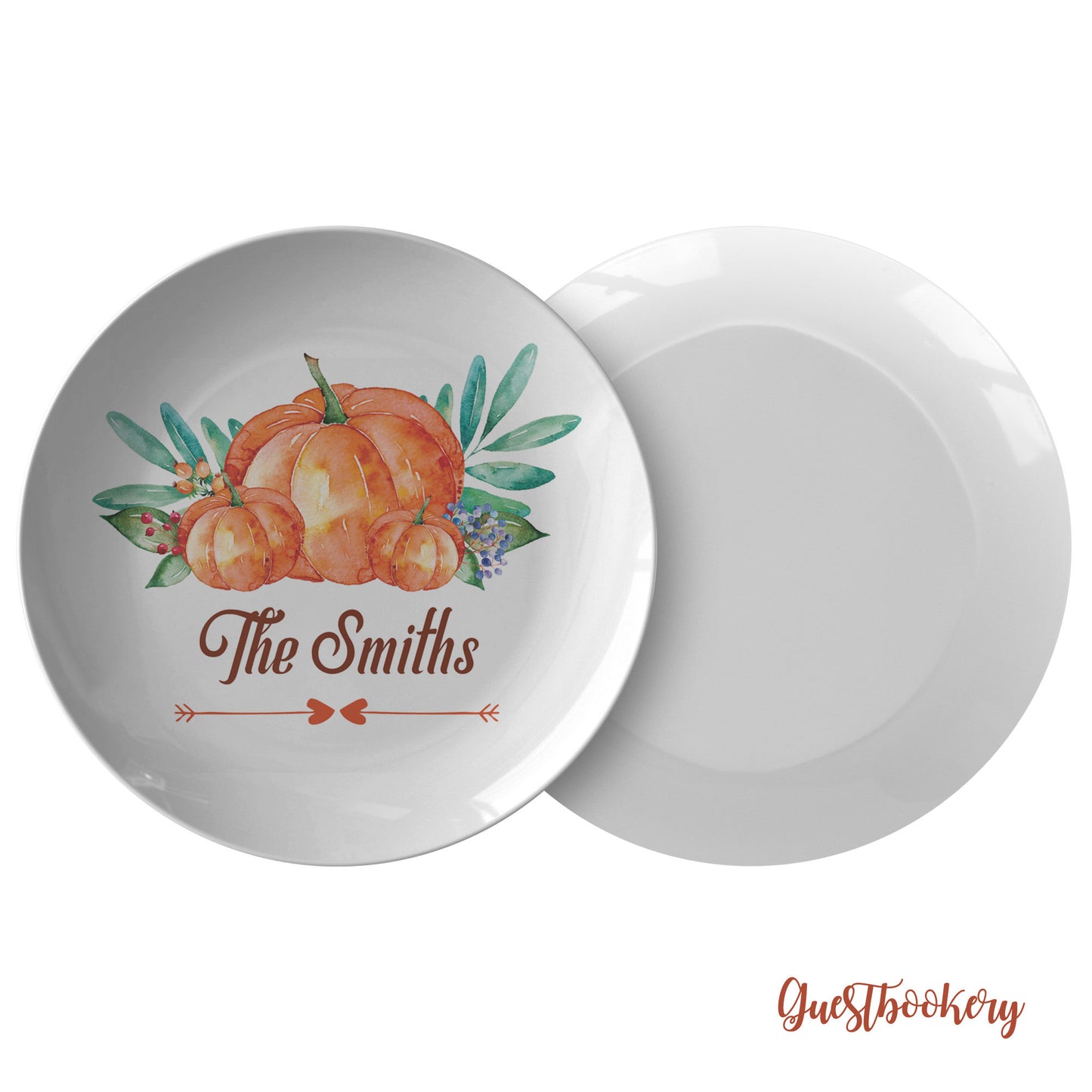 Custom Thanksgiving Plate Set