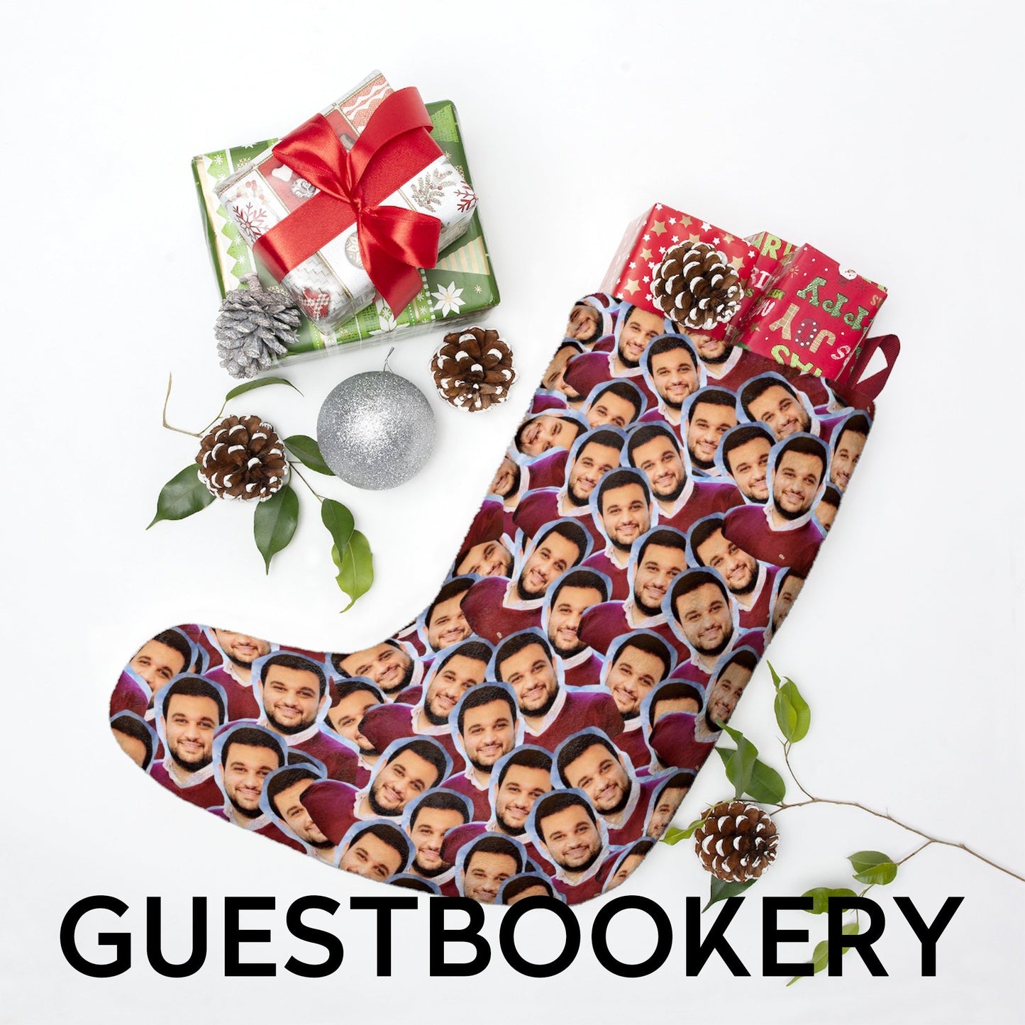 Custom Faces Christmas Stockings