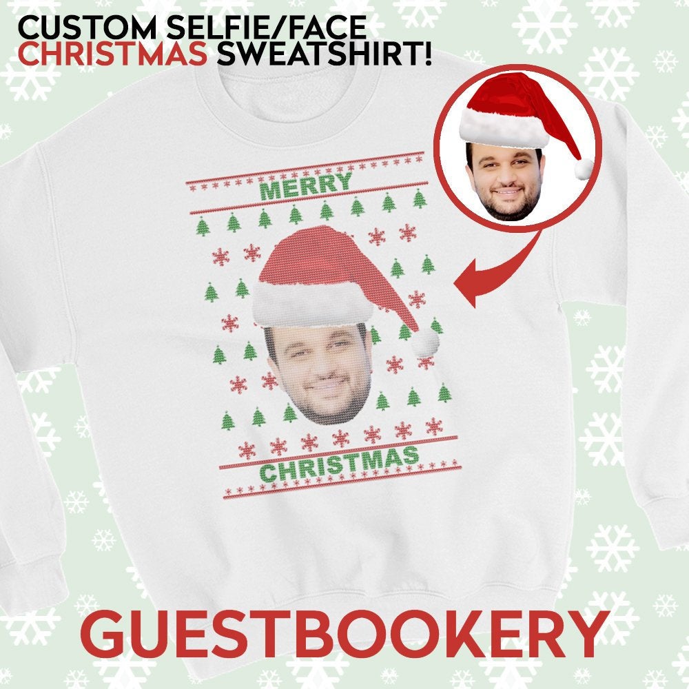 Custom Face Ugly Christmas Sweatshirt
