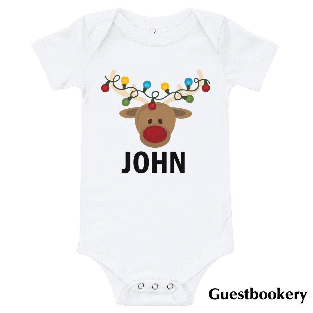 Custom Christmas Reindeer Onesie