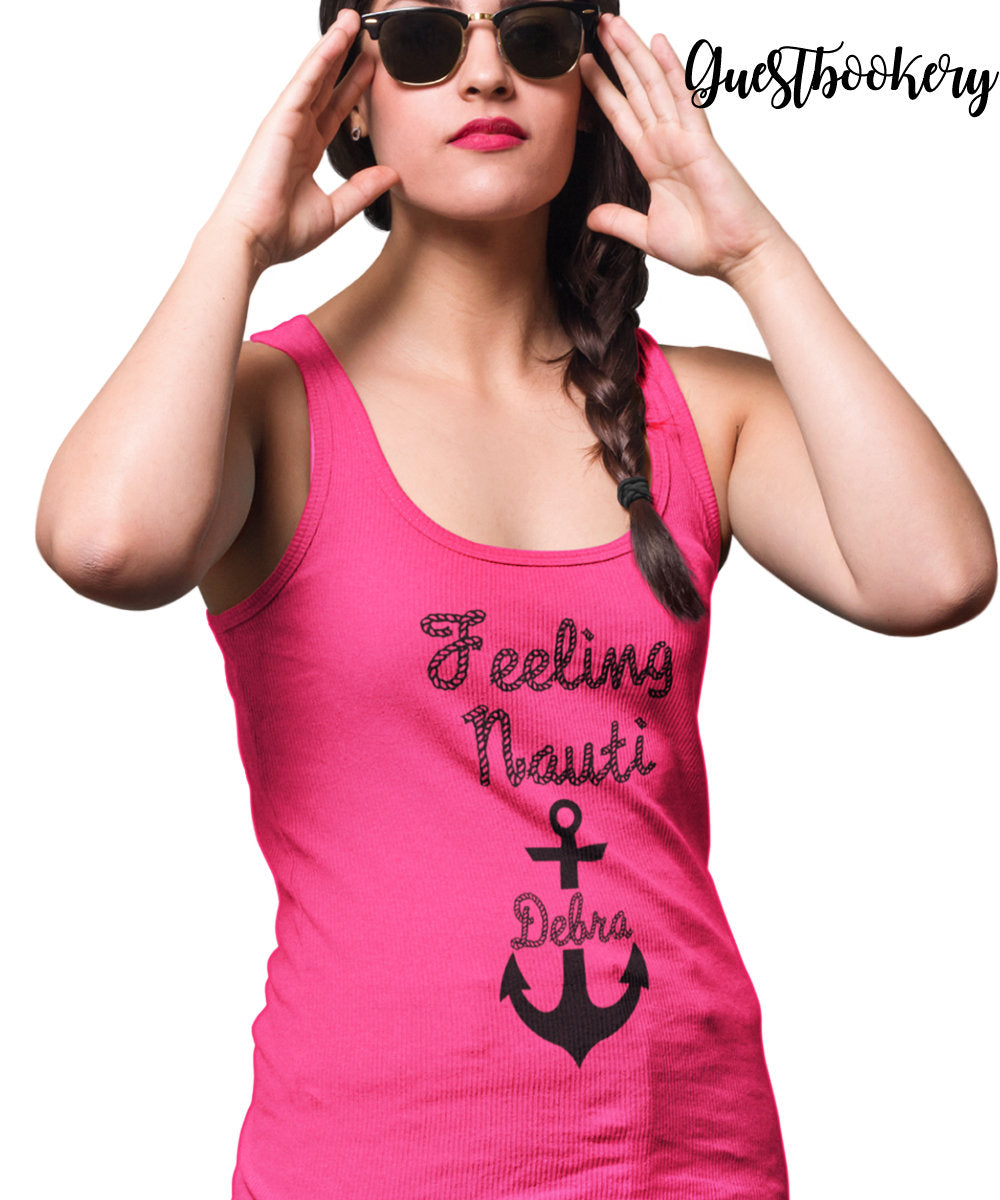 Feeling Nauti Bachelorette Tank Top