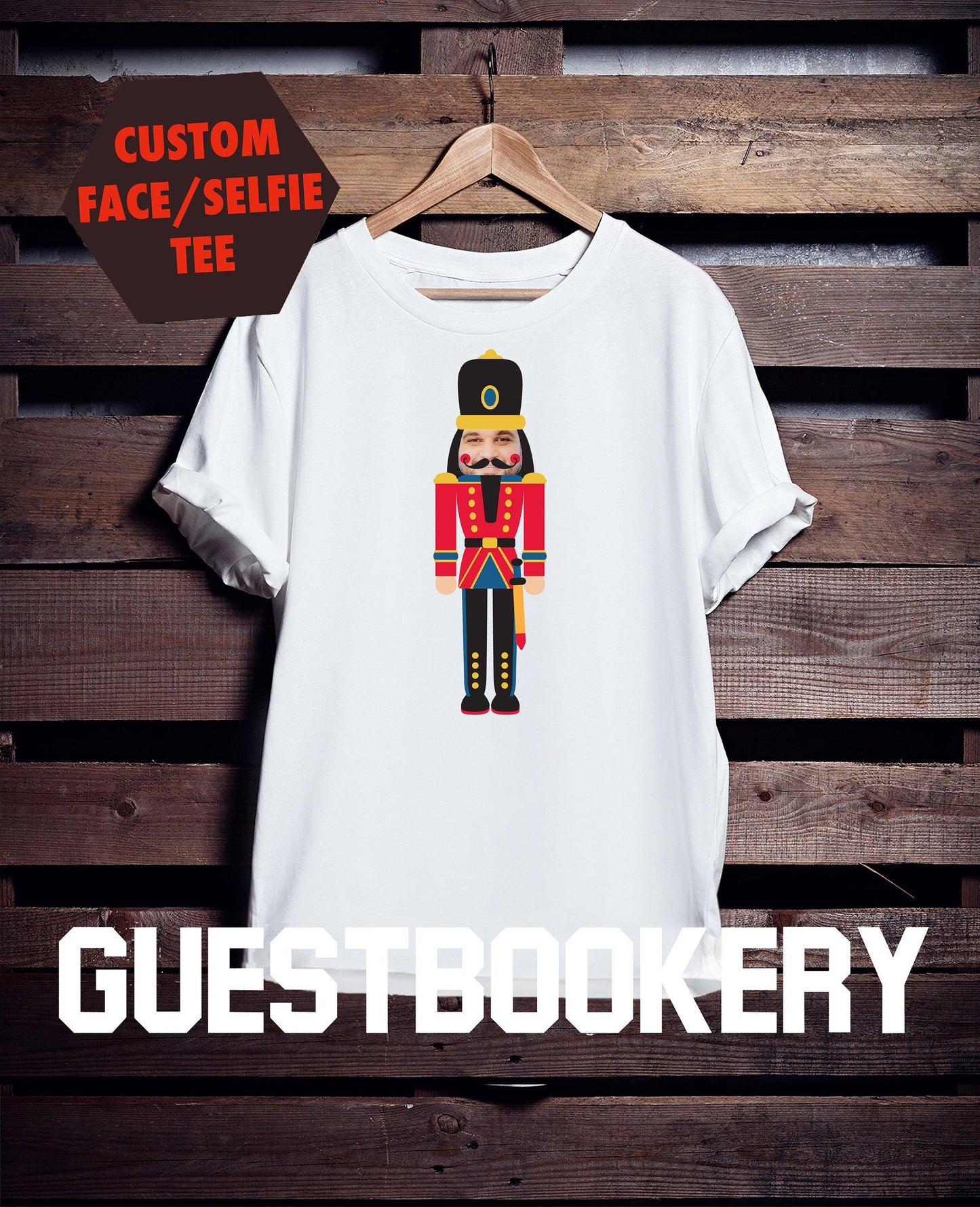 Custom Face Nutcracker T-shirt