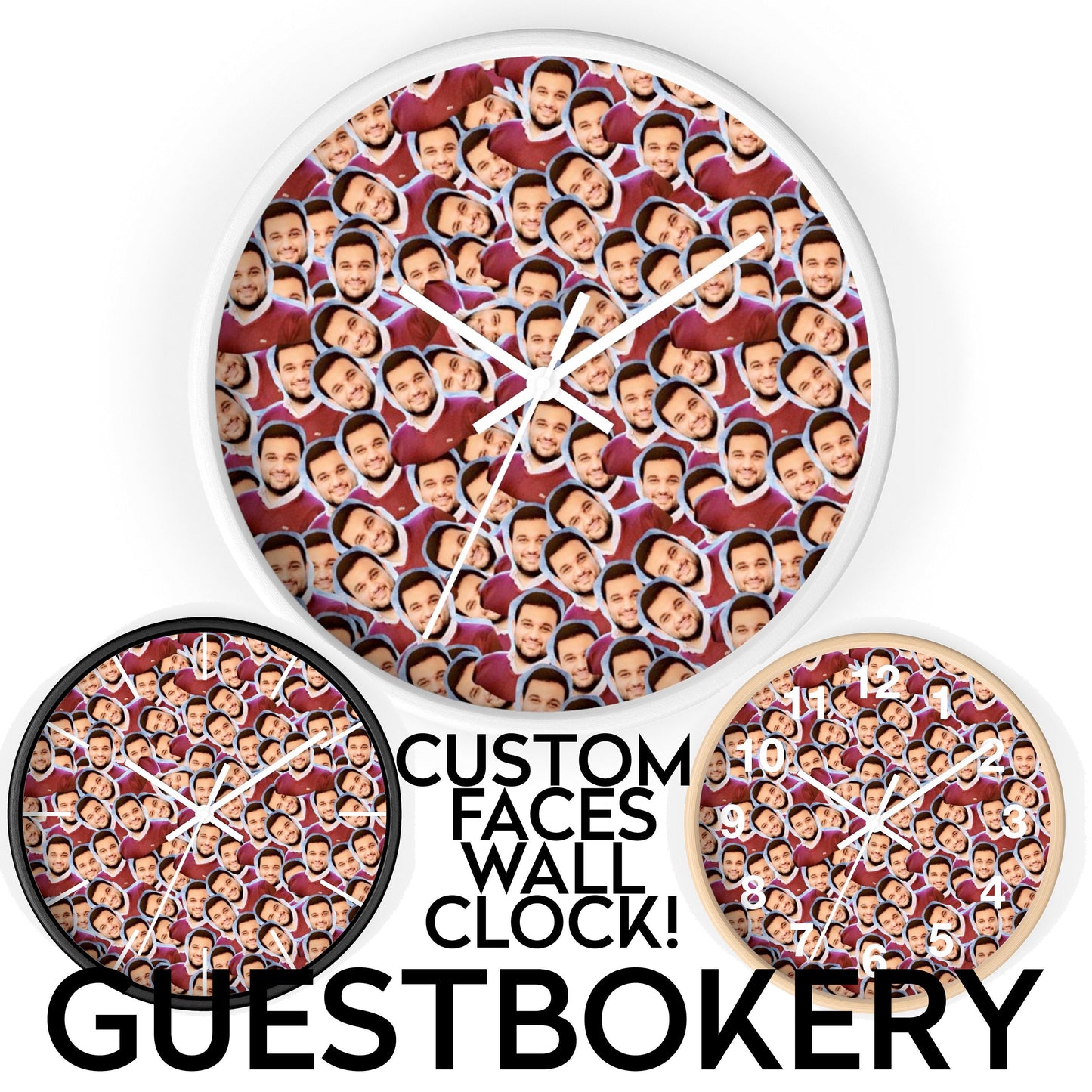 Custom Faces Wall Clock