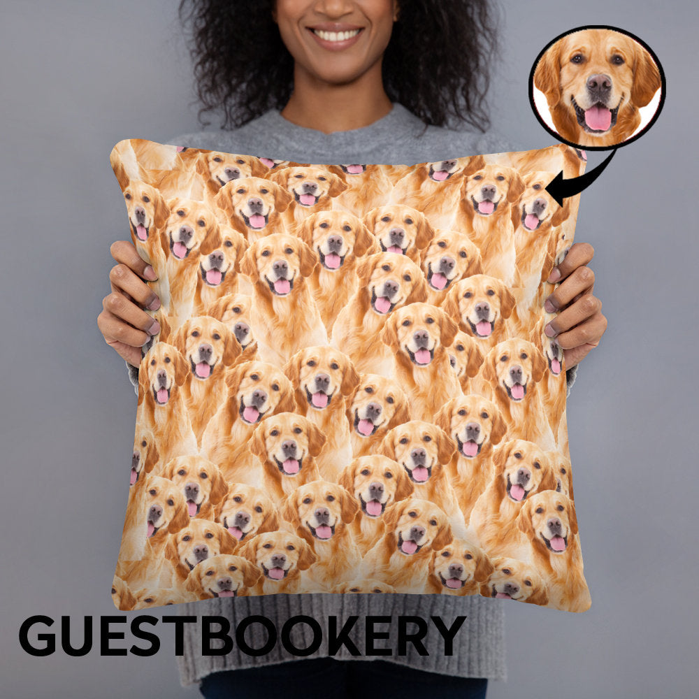 Custom Pet Faces Pillow