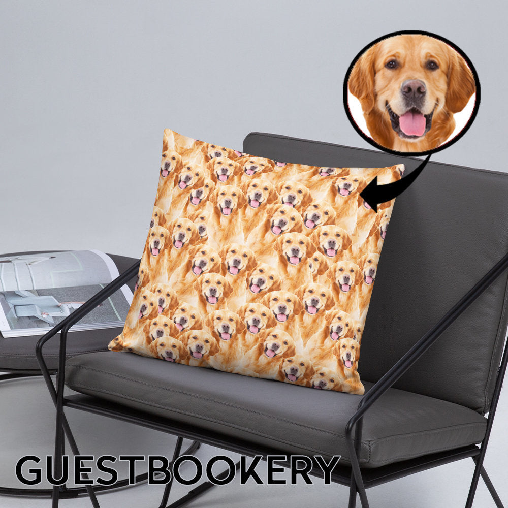 Custom Pet Faces Pillow