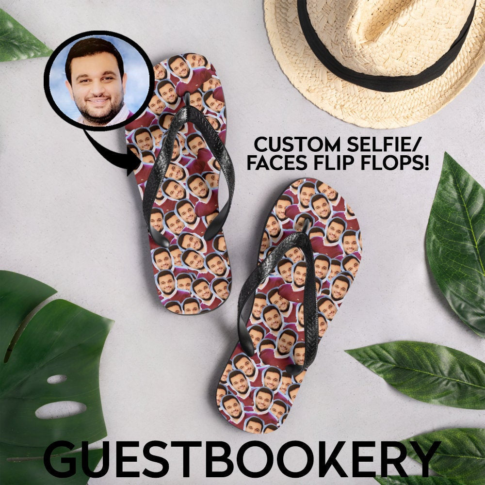 Custom Faces Flip Flops
