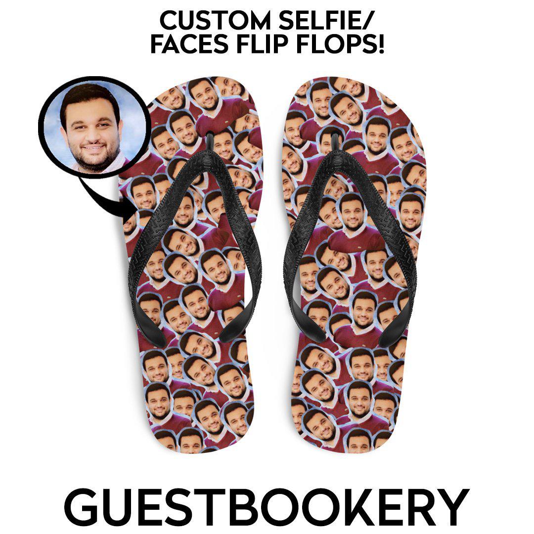 Custom Faces Flip Flops