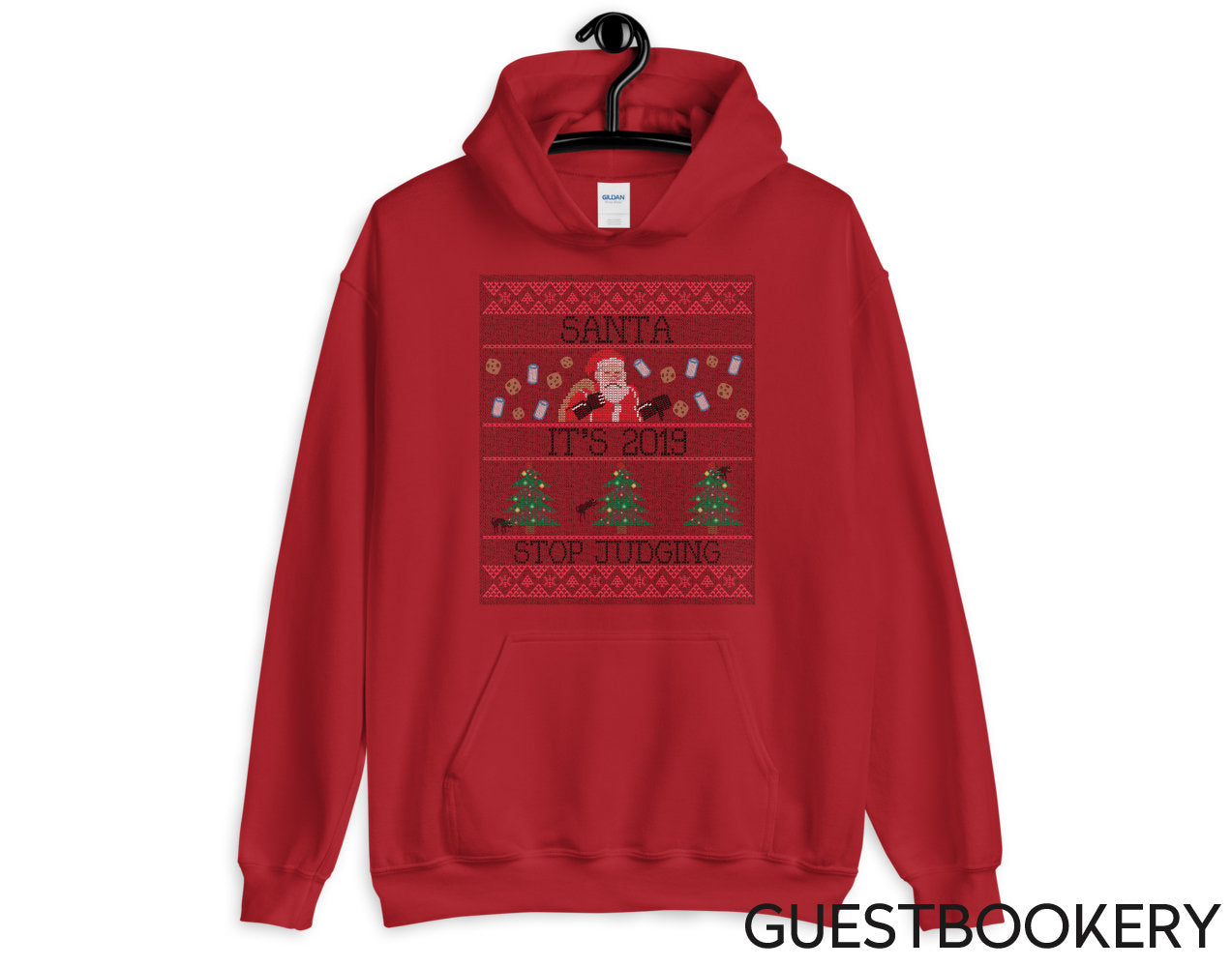 Santa It's 2019 Stop Judging Hoodie