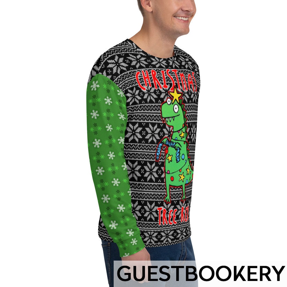 T-Rex Ugly Christmas Sweatshirt