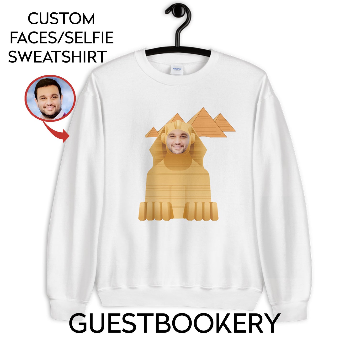 Custom Face Sphinx Sweatshirt