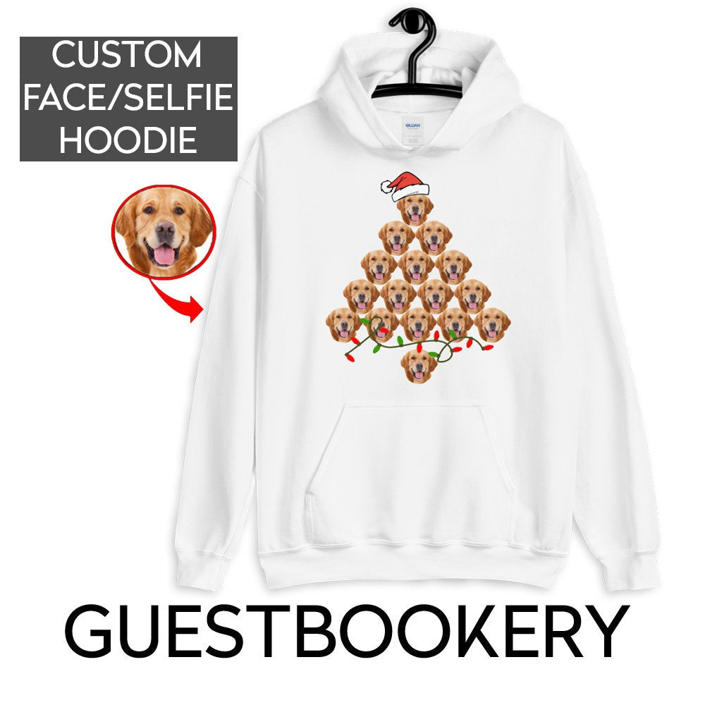 Custom Pet Christmas Tree Hoodie