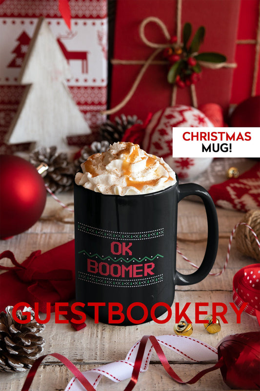 Ok Boomer Christmas Mug