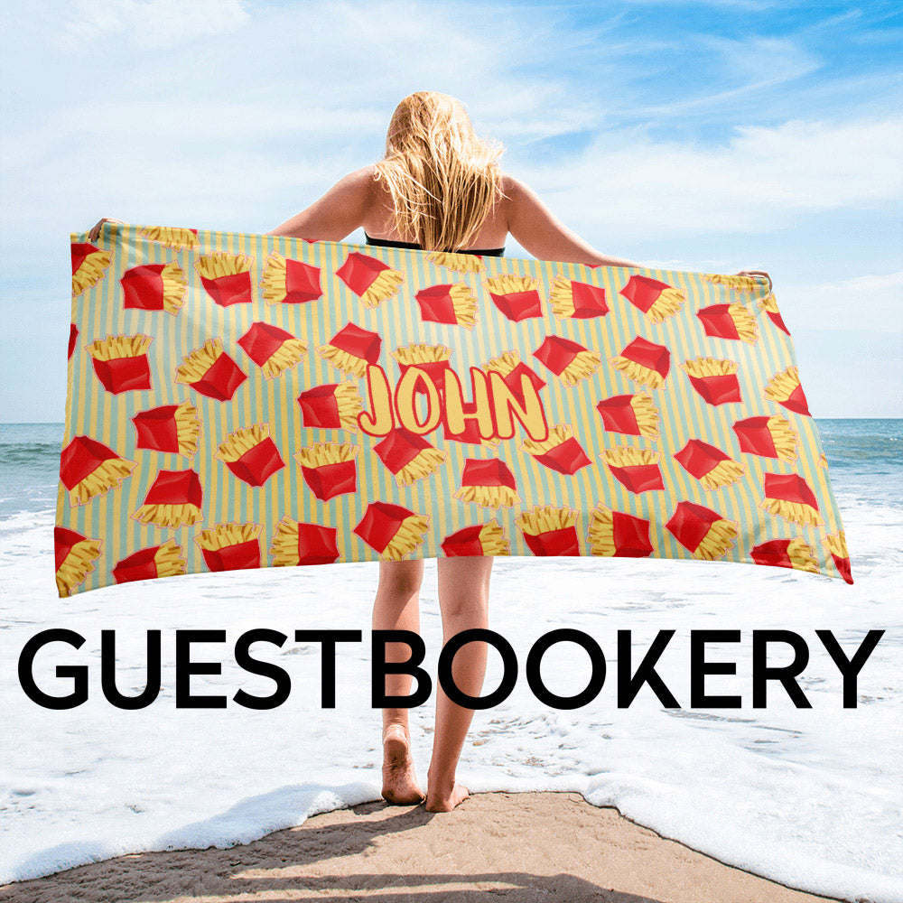 Custom French Fries Towel