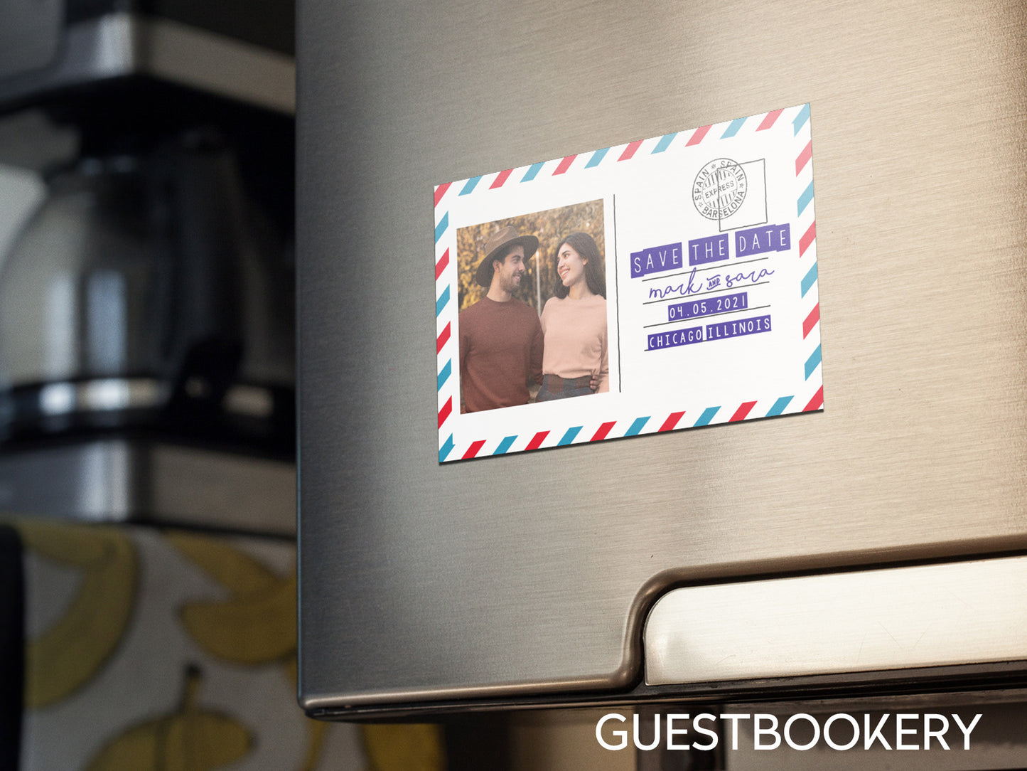 Save The Date Magnets - Custom Face