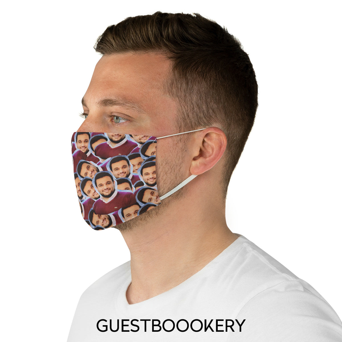 Custom Faces Mask and Mask Pouch Set