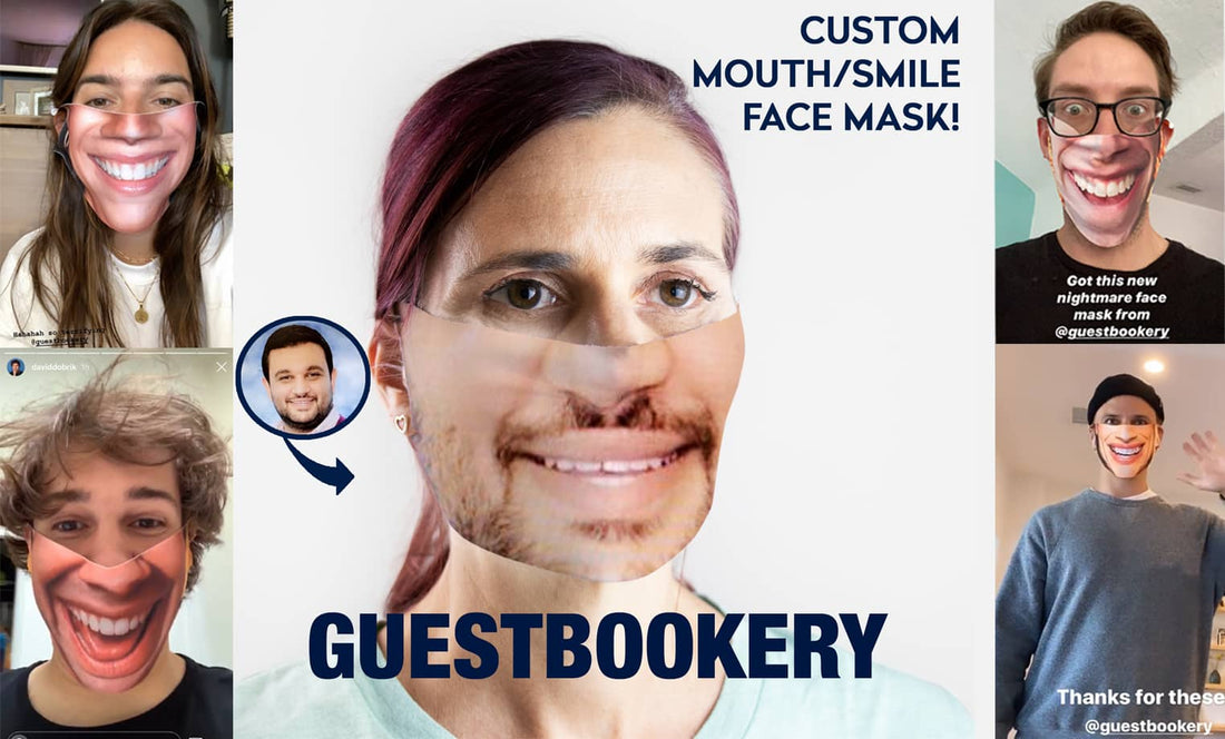 Put a smile on that face [mask]! - Guestbookery