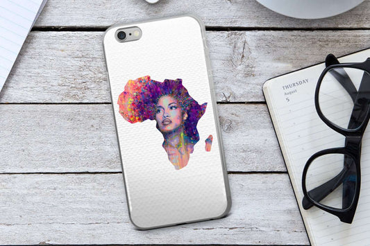African Woman Colorful Phone Case