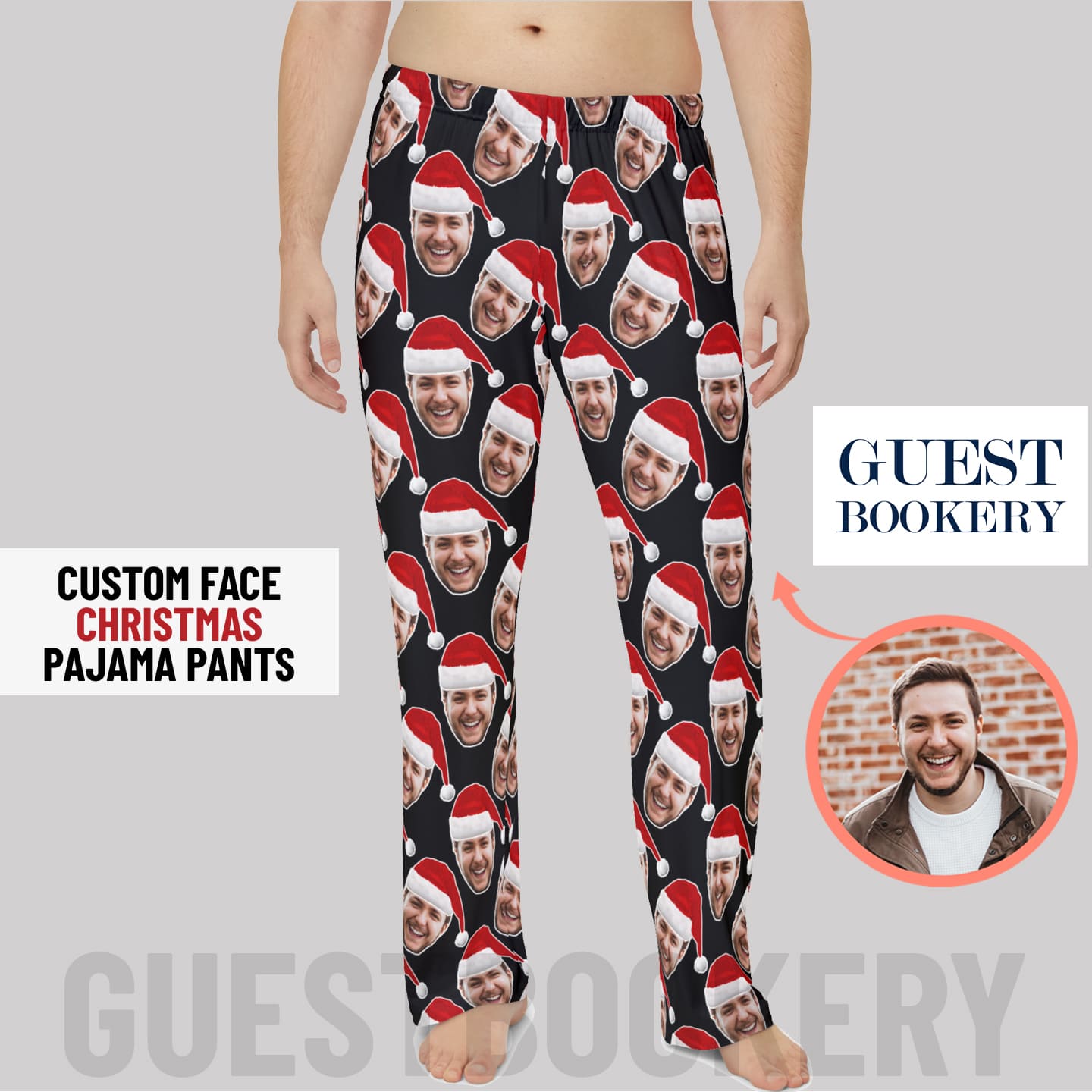 Custom Faces Christmas Pajama Pants