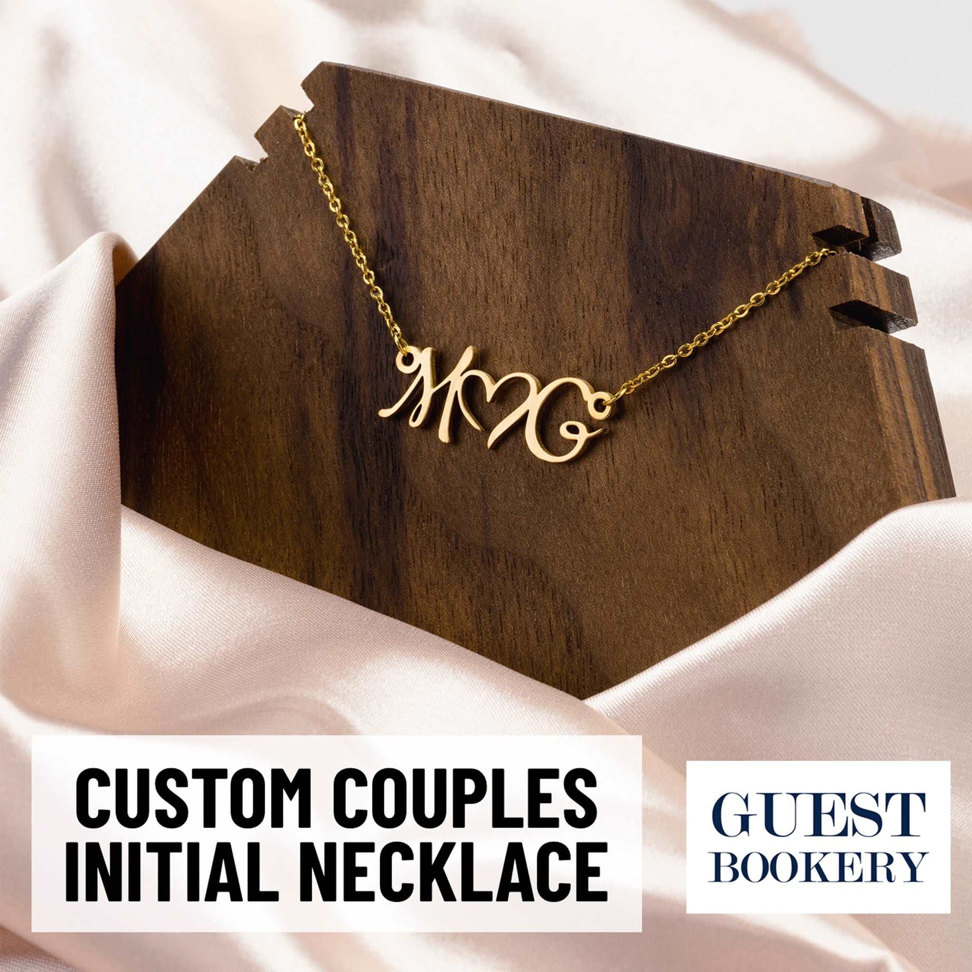 Custom Couples Initial Necklace