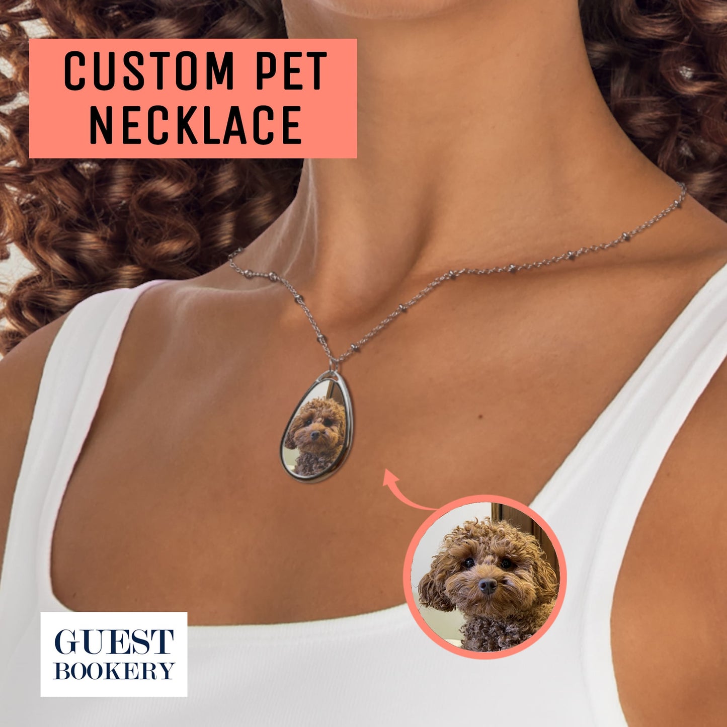 Custom Pet Face Necklace