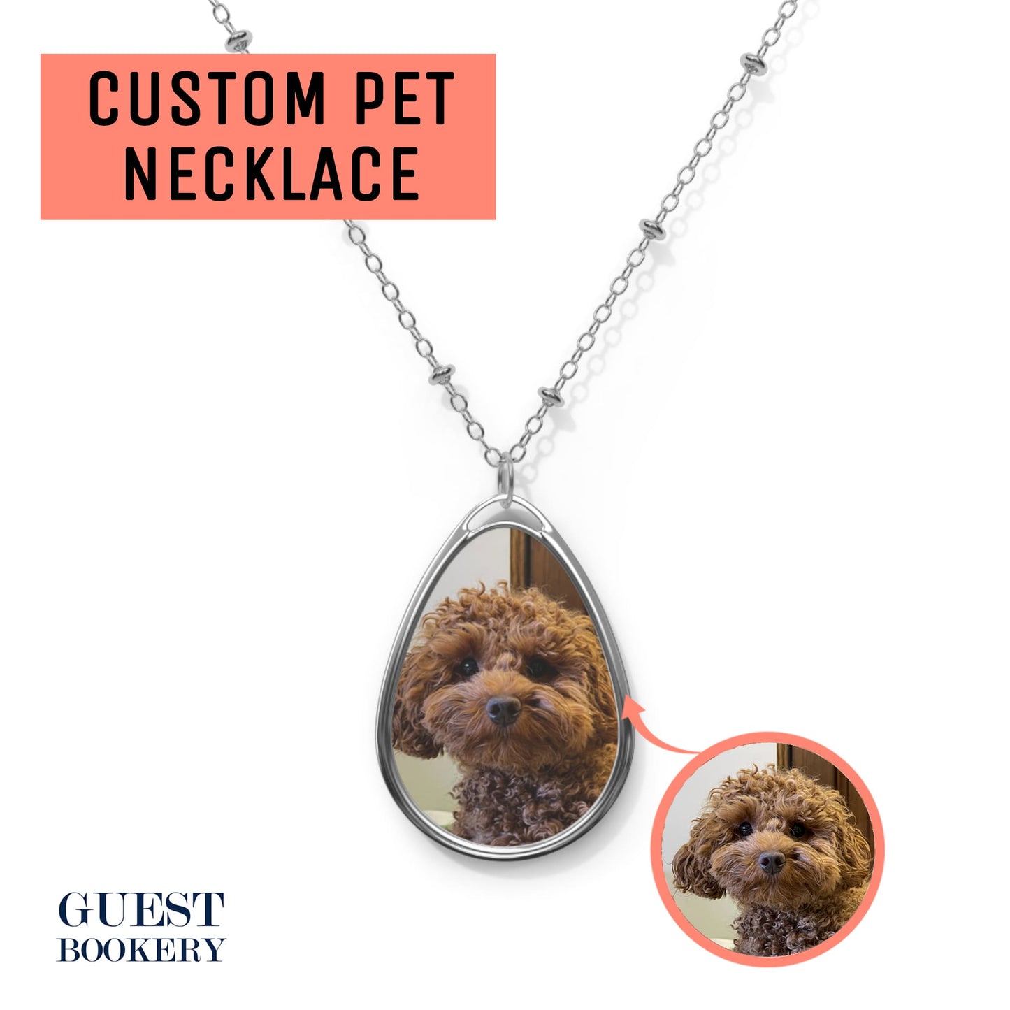 Custom Pet Face Necklace