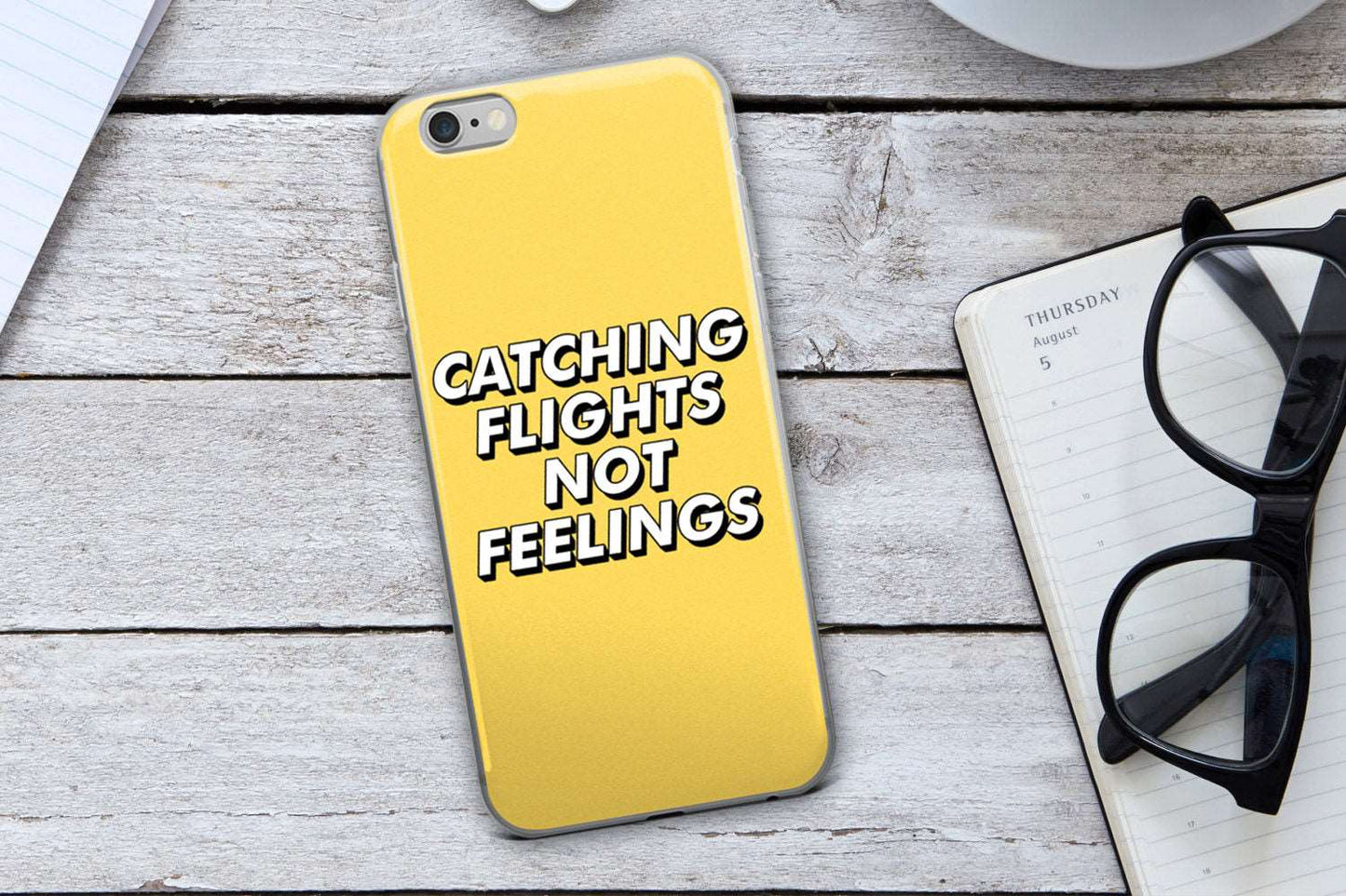 Catching Flights Not Feelings Phone Case