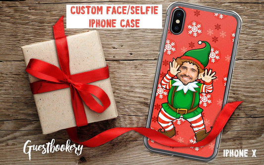 Custom Face Christmas Elf Phone Case