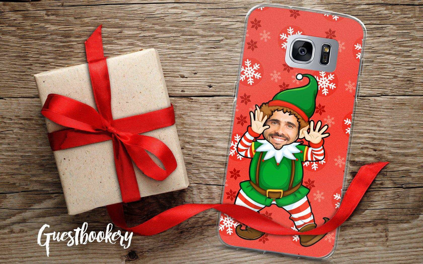 Custom Face Christmas Elf Phone Case