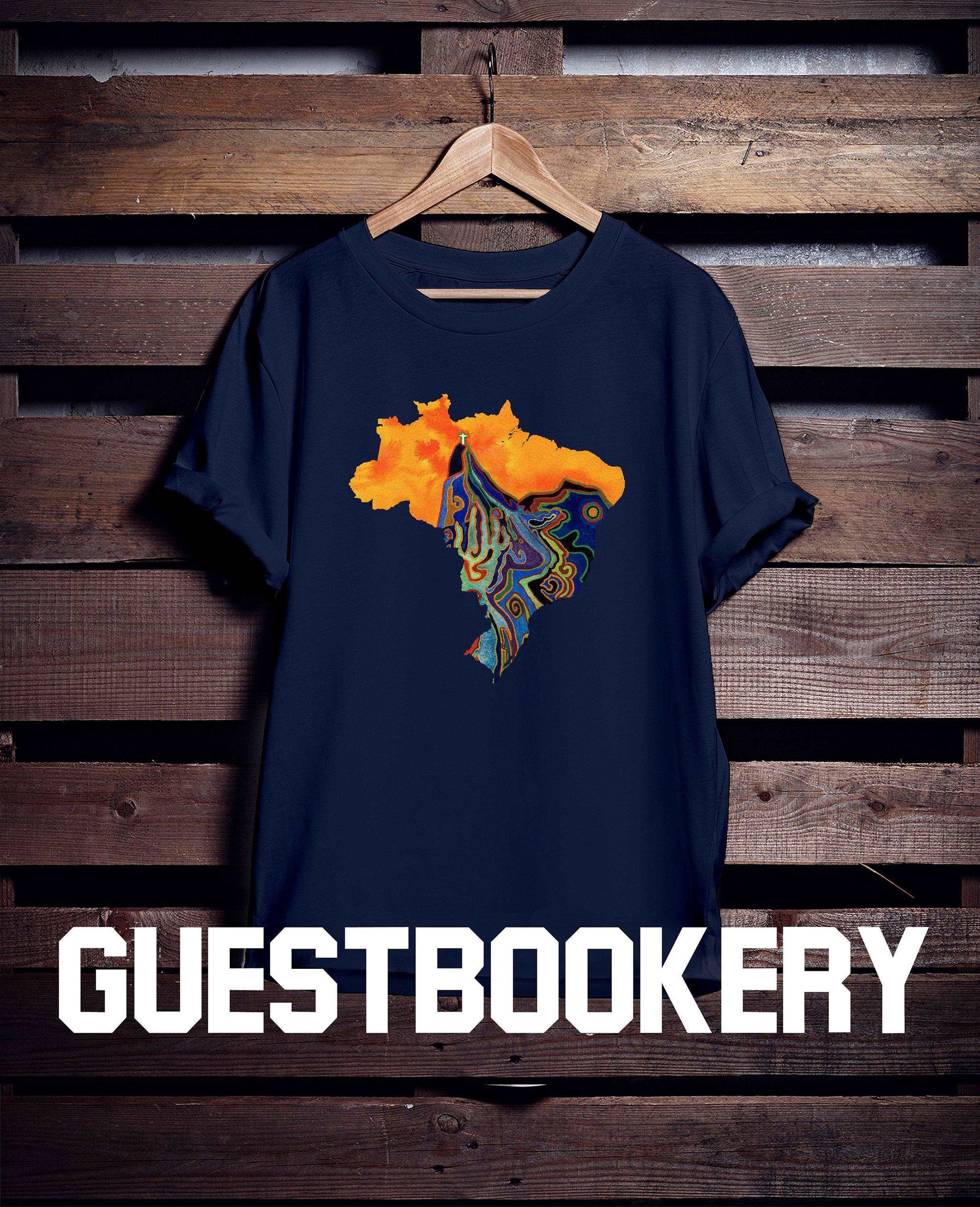 Brazil Colorful Map T-Shirt