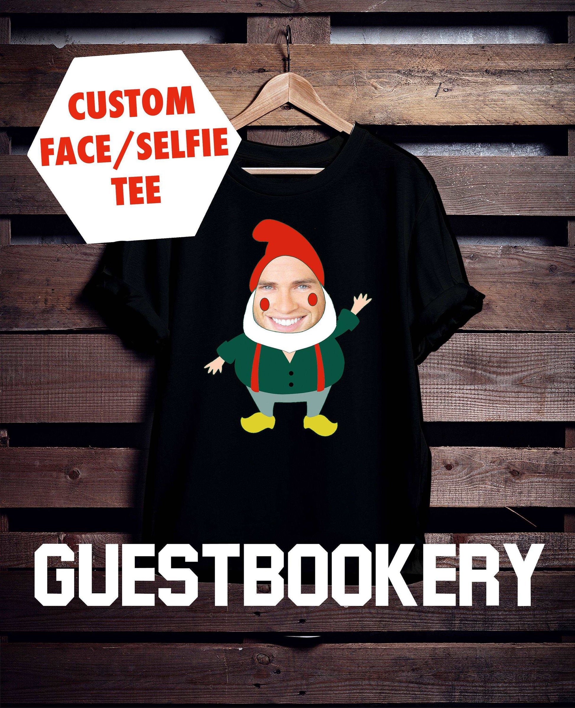Custom Face Gnome T-shirt