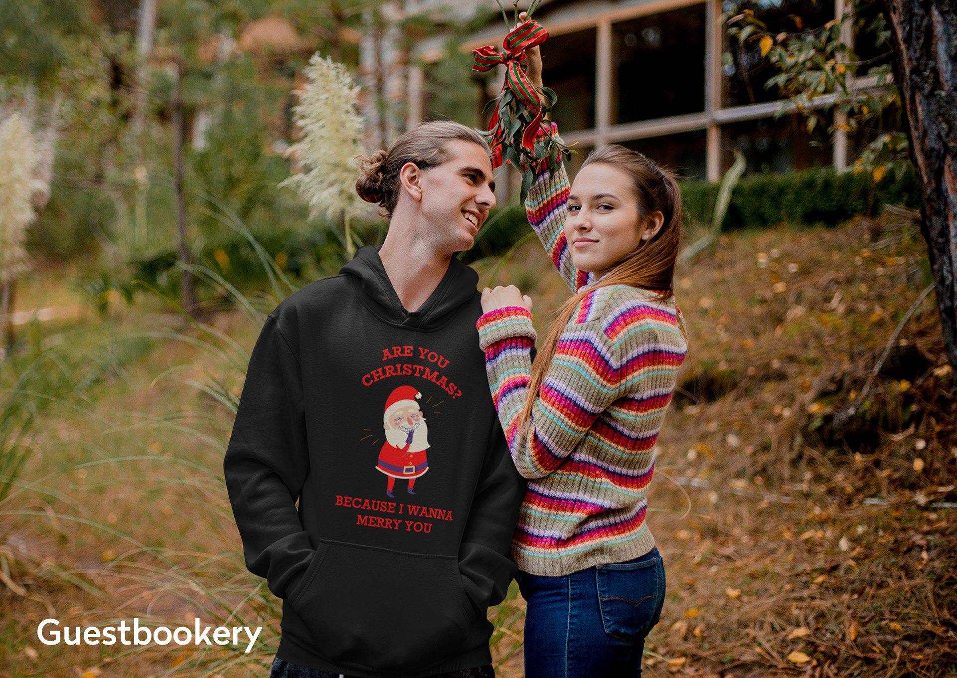 Christmas Pick Up Line Hoodie