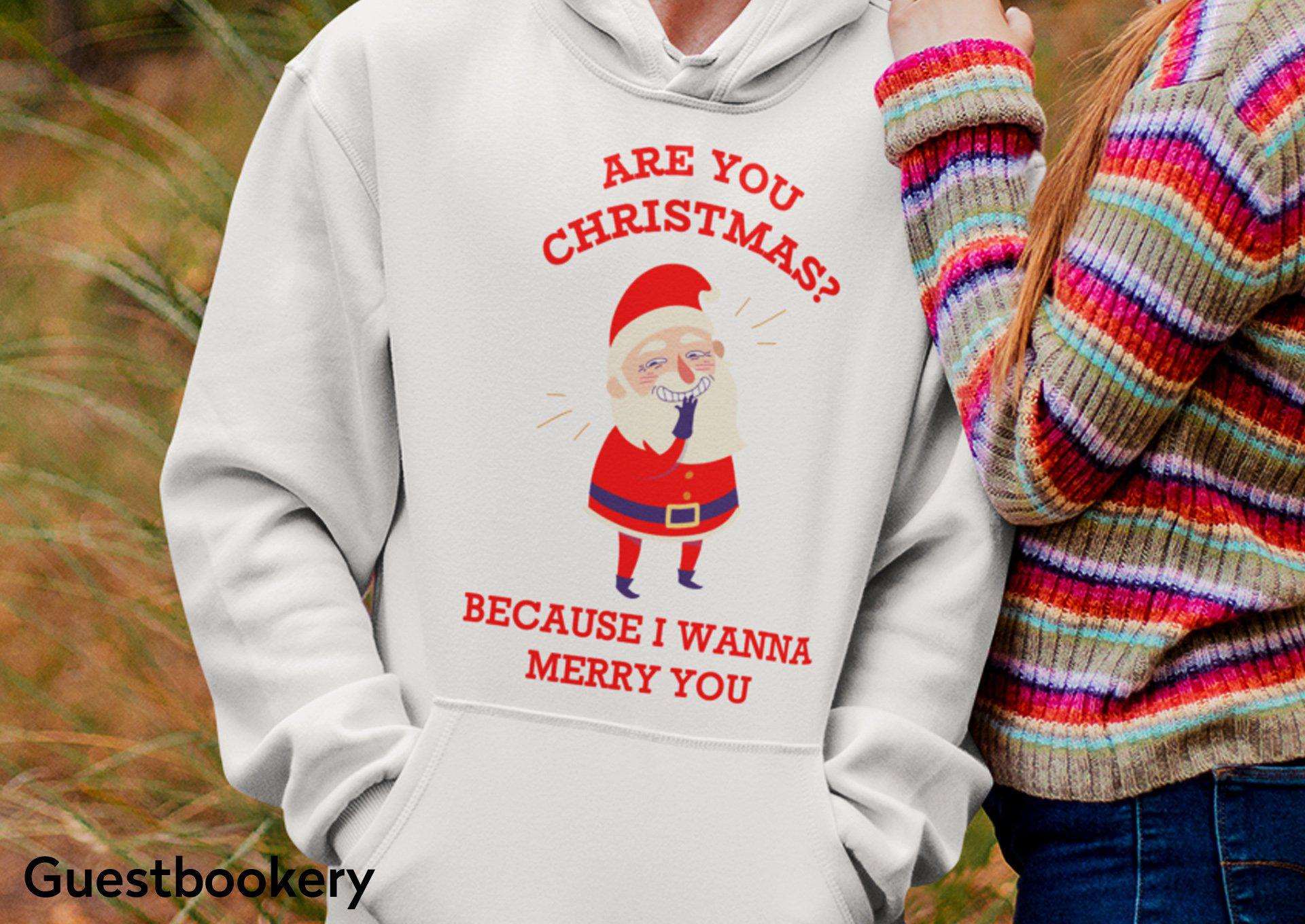 Christmas Pick Up Line Hoodie