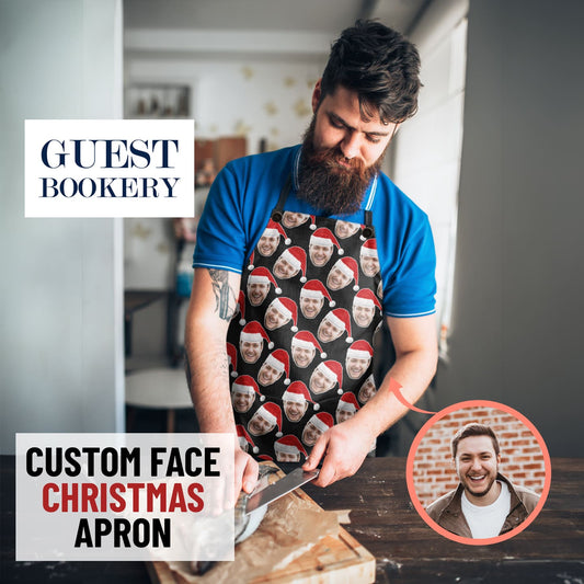 Custom Faces Christmas Apron