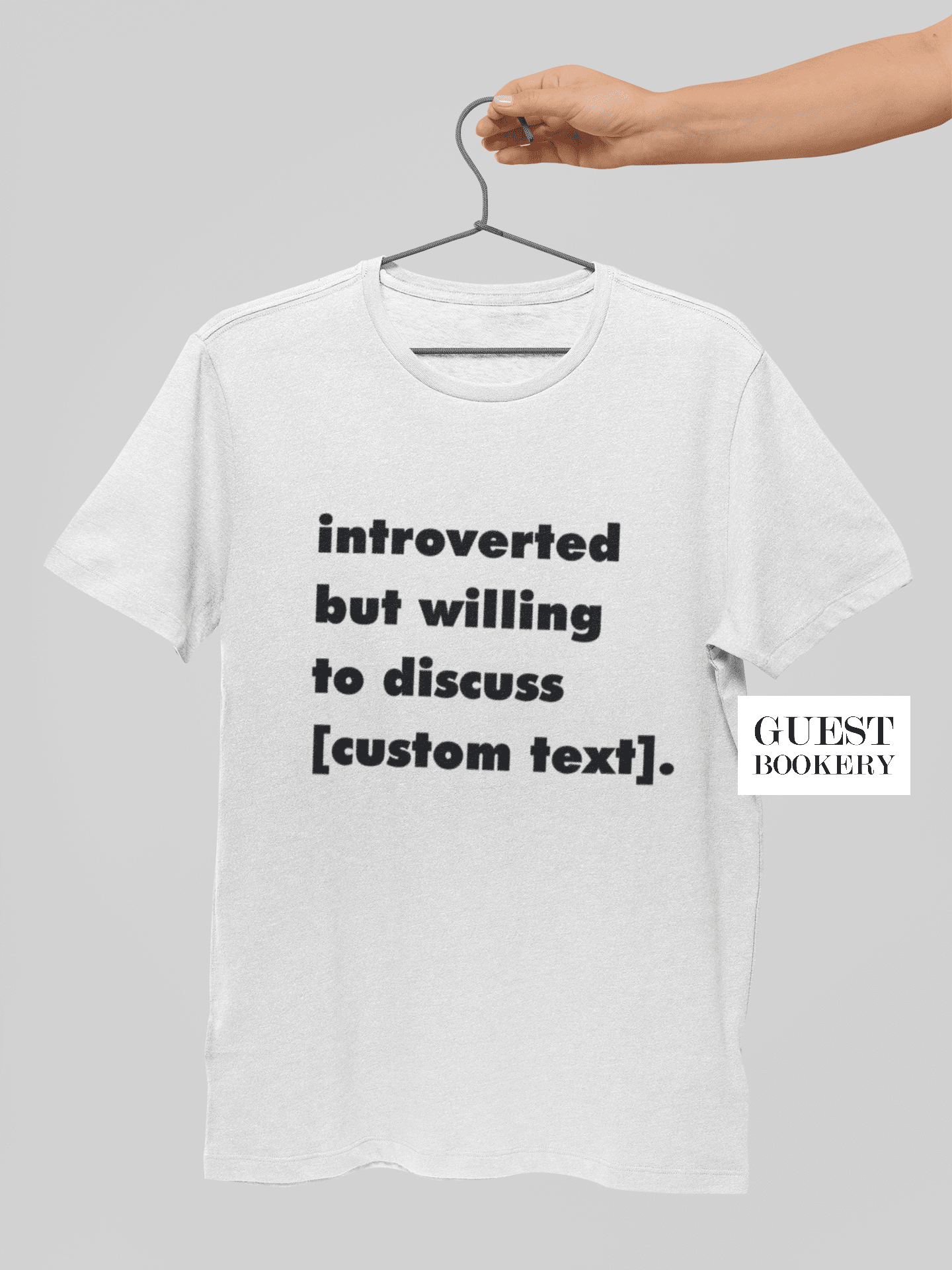 Introverted But Willing To Discuss Custom Text