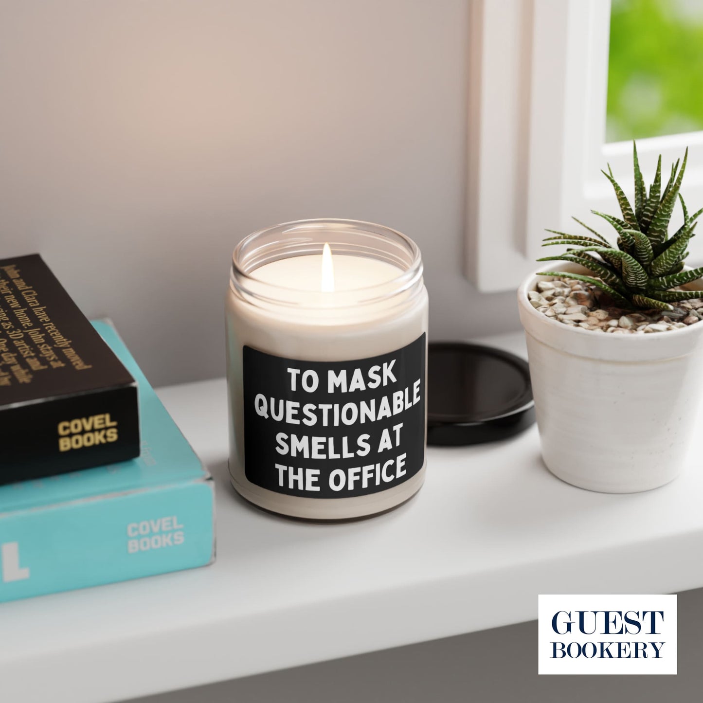 To Mask Questionable Smells at the Office Candle