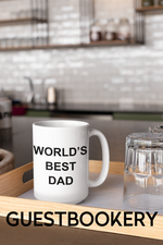 Load image into Gallery viewer, World&#39;s Best Dad Mug - Guestbookery
