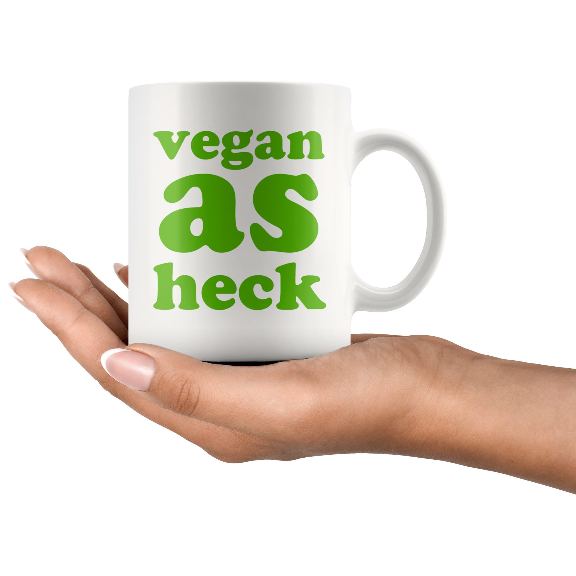 Vegan as heck mug - Guestbookery
